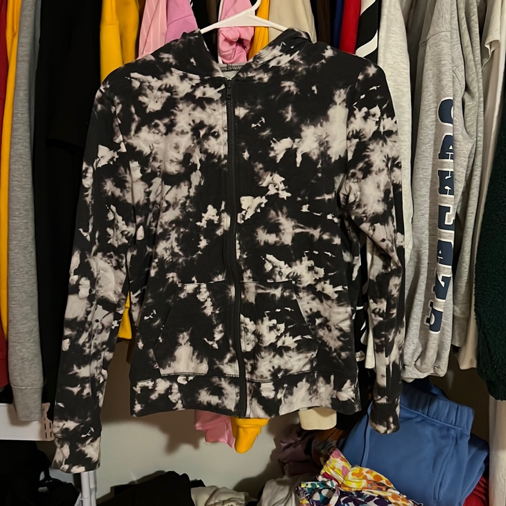 Acid wash cotton jacket
